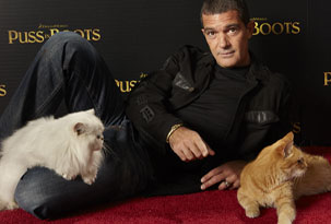 Viene Antonio Banderas a promocionar El gato con botas