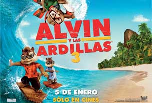 Avant premiere ALVIN Y LAS ARDILLAS 3