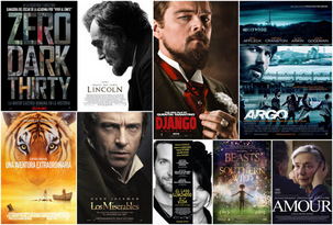 Las películas nominadas a los Oscar 2013