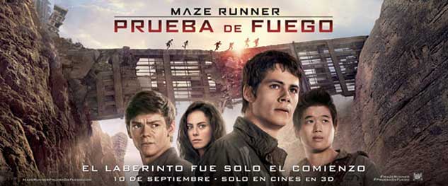 Avant premiere MAZE RUNNER: PRUEBA DE FUEGO