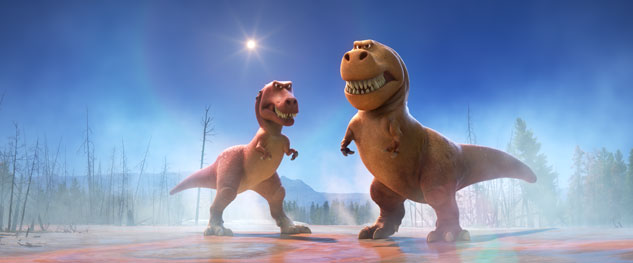 Un gran dinosaurio quedó primera en los cines del país