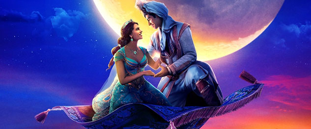Aladdin fue la más vista el fin de semana largo