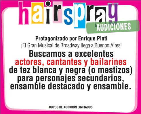 Aviso de Hairspray