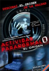 Actividad Paranormal 0: El origen
