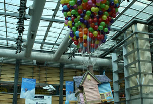 La casita de UP en el Abasto