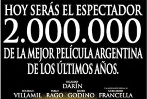 Hoy sábado, El secreto de sus ojos pasará los dos millones