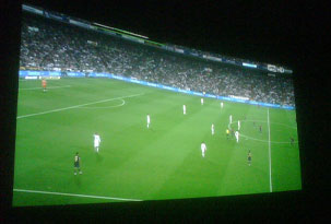 Se realizó la primera proyección digital HD de Fútbol en una sala Argentina