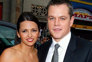 Matt Damon espera otro hijo con su esposa argentina