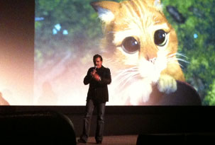 Cines Argentinos en una presentación de Dreamworks