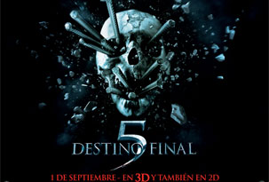 Destino Final 5 sigue en el primer lugar