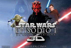 Ganá una exclusiva pieza con arte de Star Wars: Episodio 1 3D