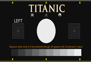 James Cameron mandó instrucciones de proyección para Titanic 3D