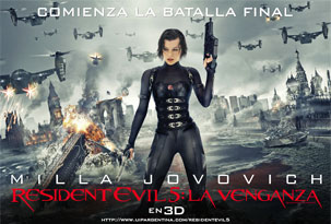 Resident evil la de mejor salida del jueves