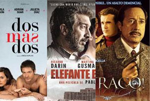 Suar, Darín y Francella: los elegidos del cine nacional en el 2012