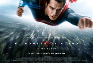 Avant premiere EL HOMBRE DE ACERO en sala Xtremo 3D