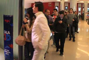 Fueron al cine 2,1 millones de personas en los últimos 7 días