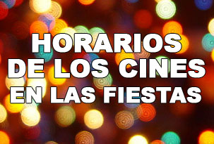 Horarios de los cines en Navidad