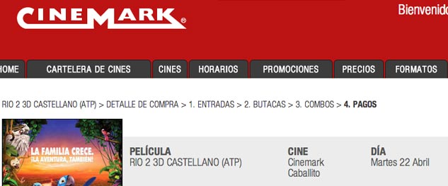 Cinemark cambió su sistema online y ahora permite reservar