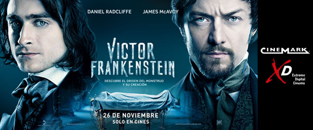 Avant premiere VICTOR FRANKENSTEIN en la nueva sala XD de Cinemark Malvinas Argentinas