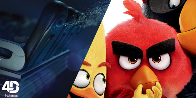 Angry Birds se homologó para la sala 4D argentina