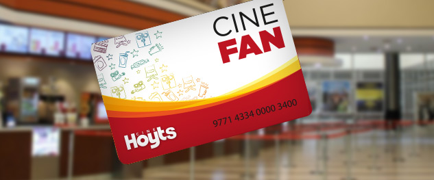 CINEFAN de Hoyts sirve para ahorrar en la compra de entradas