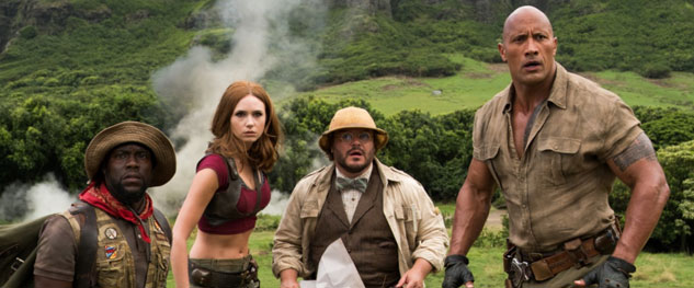 Jumanji se estrenó en más de 300 salas