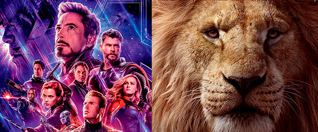 Avengers y El Rey León se reestrenan en 4D y a mitad de precio