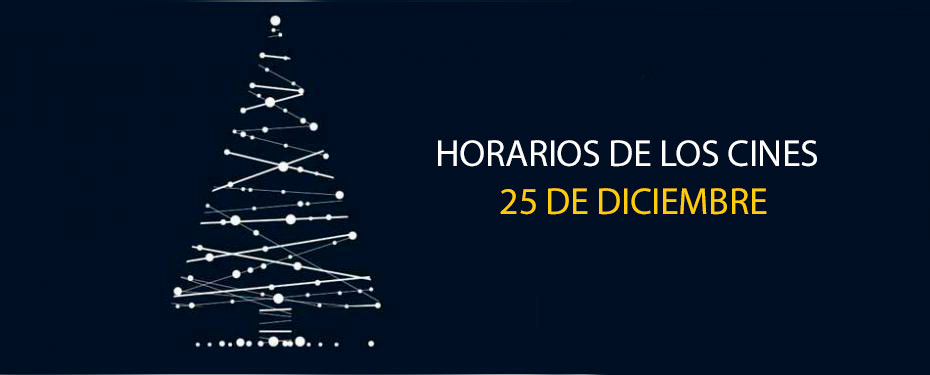 Horarios de los cines en Navidad