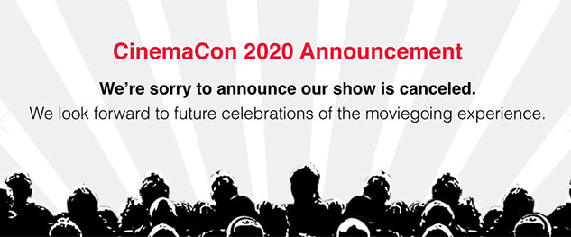 Coronavirus: CinemaCon 2020 cancelado